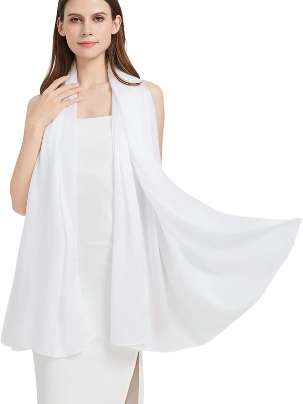Luxurious 100% Mulberry Silk Long Scarf | Versatile Neck Wrap & Hijab for Travel